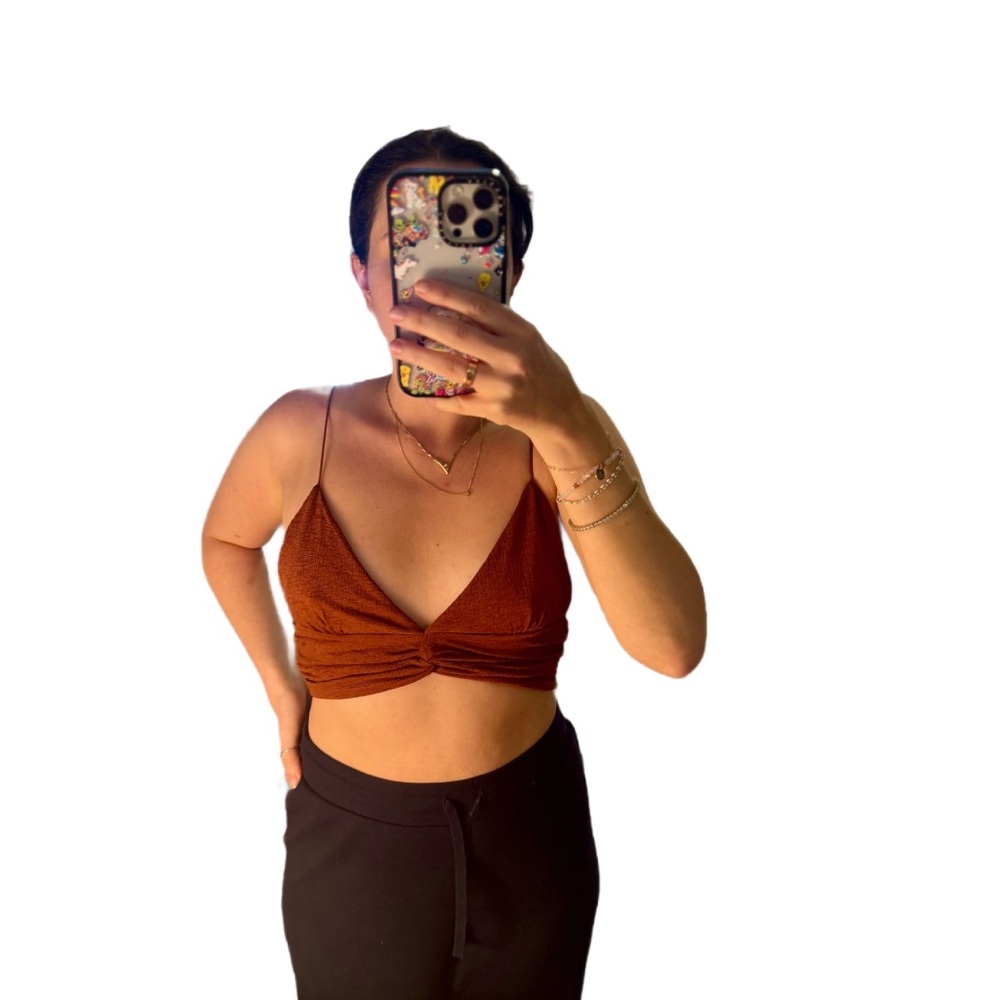 NWT Urban Outfitters Rust Tank Bralette- Size Medium